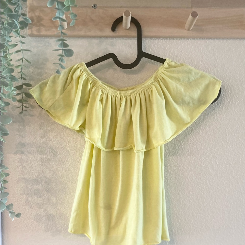 Zara ruffle shirt